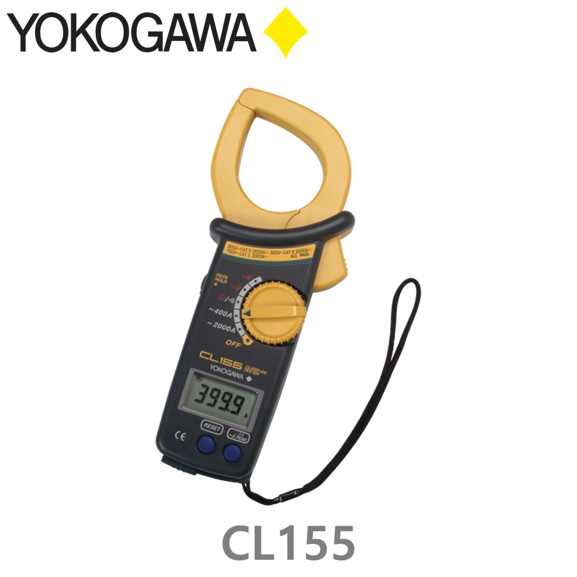 YOKOGAWA CL155 클램프미터 테스터 AC, True RMS, 2000A