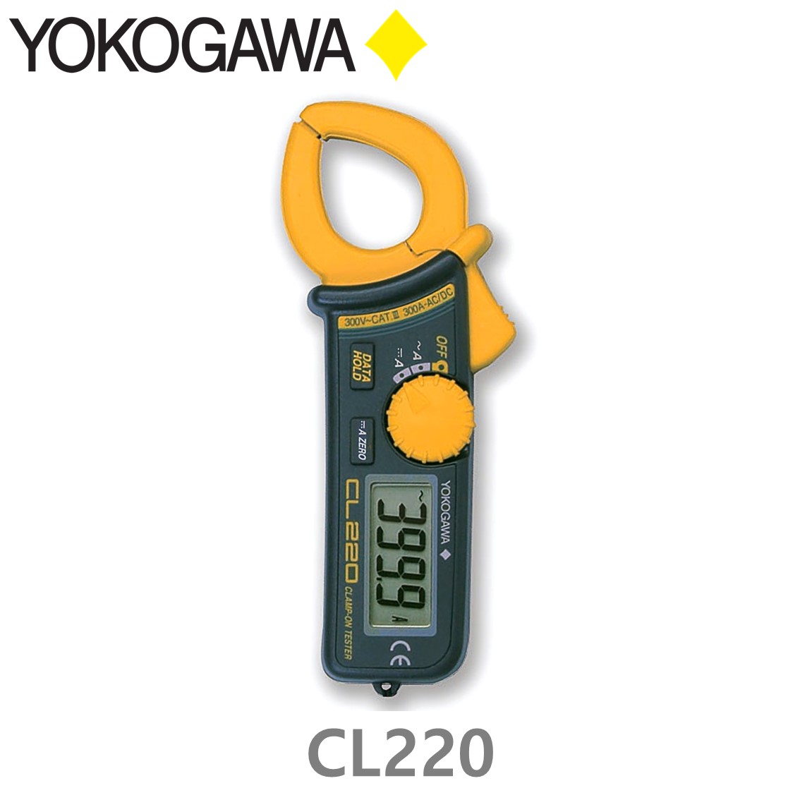 YOKOGAWA CL220 클램프미터 테스터, Digital Clamp-on Tester (AC/DC 300A)