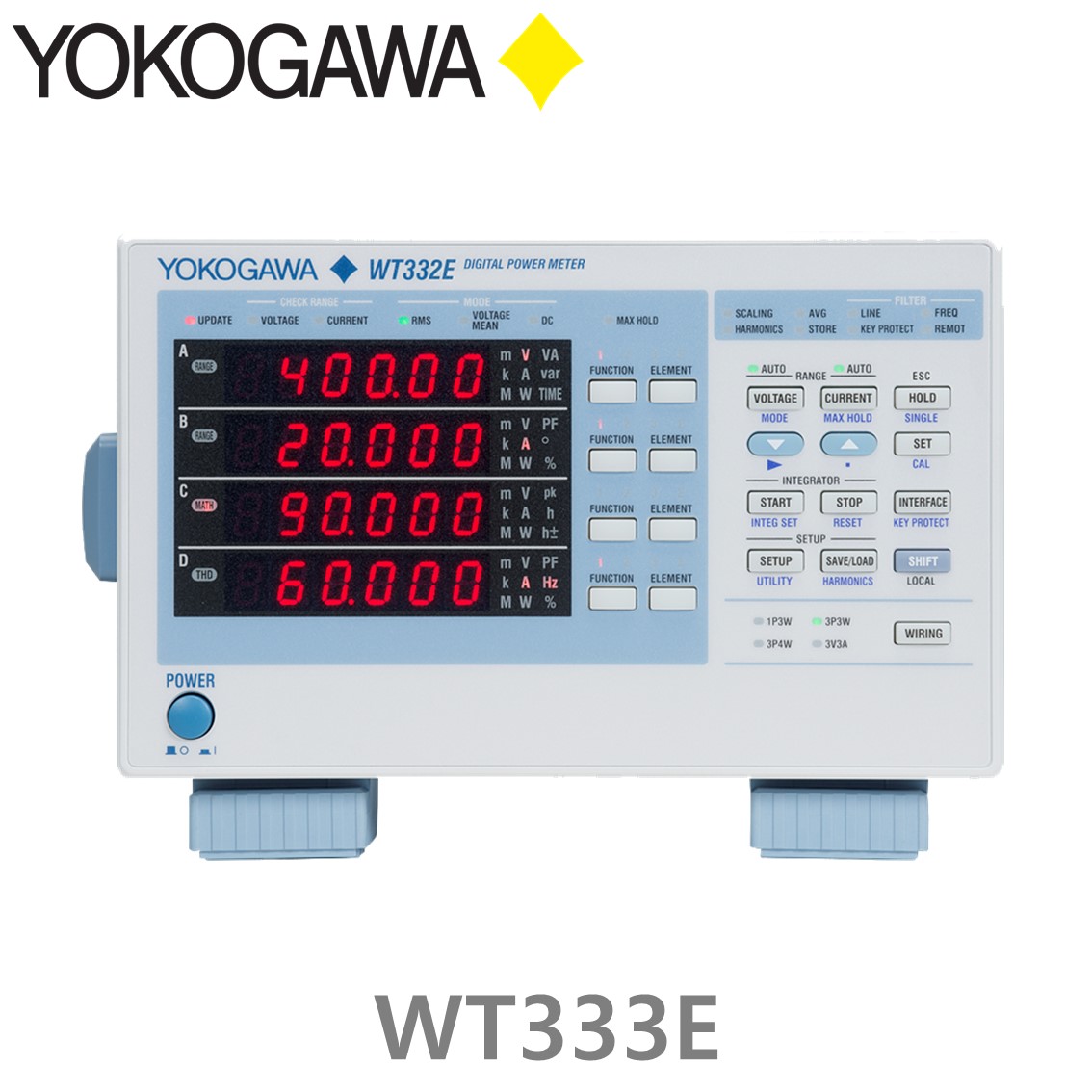 YOKOGAWA WT333E 3채널 파워미터,전력분석기