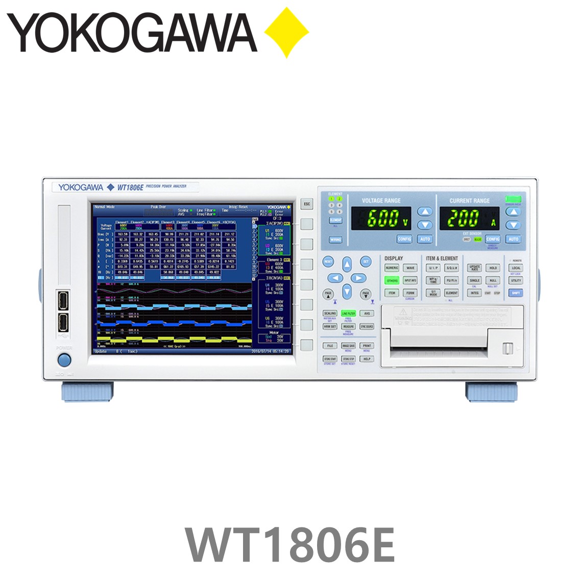 YOKOGAWA WT1806E 6채널 파워미터,전력분석기 50A or 5A