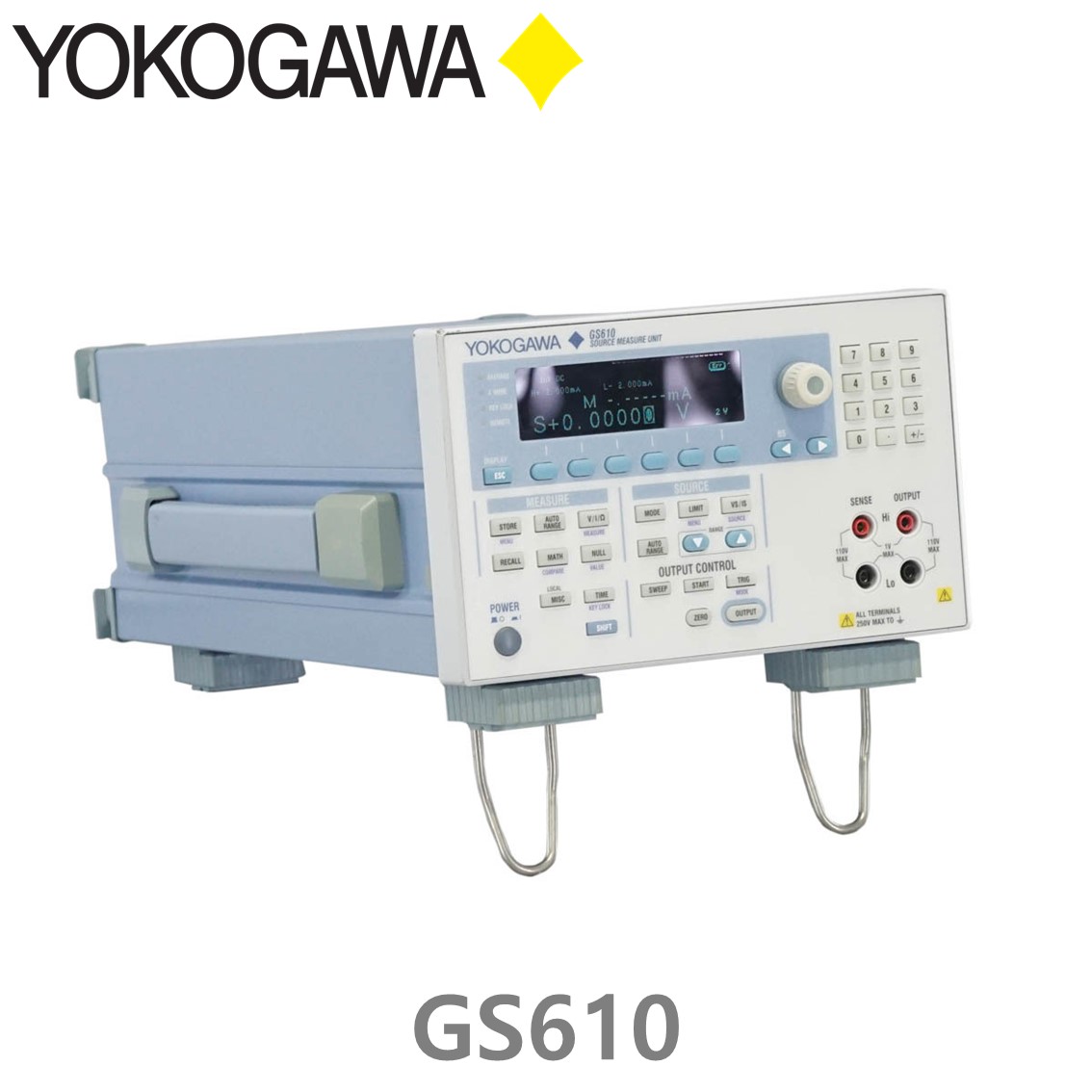 YOKOGAWA GS610 요꼬가와 소스 측정 장치, DC소스(110V,3.2A), 신호발생기