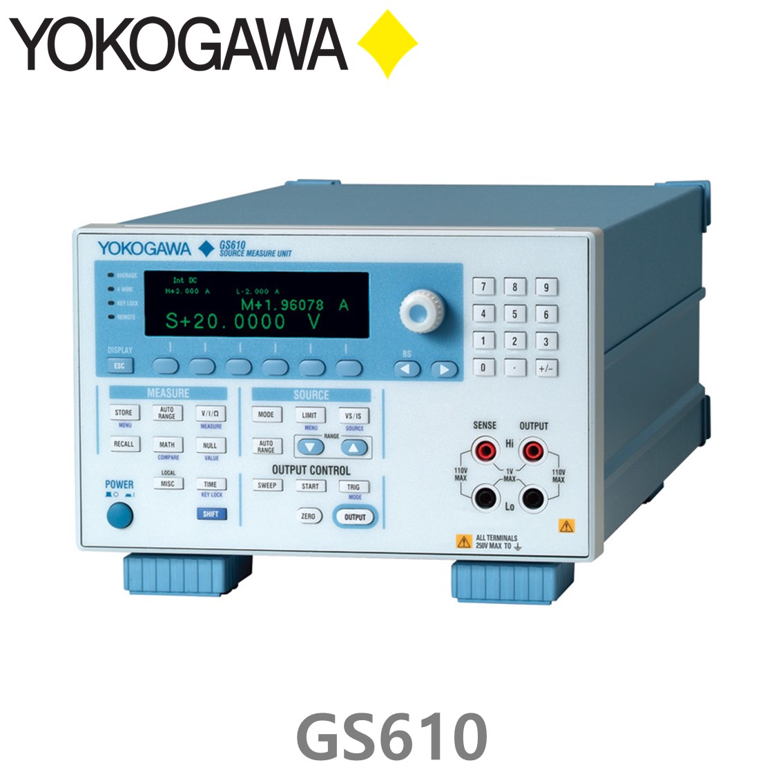 YOKOGAWA GS610 요꼬가와 소스 측정 장치, DC소스(110V,3.2A), 신호발생기