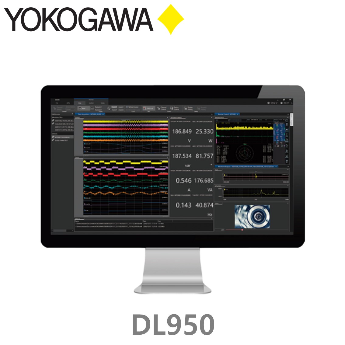 YOKOGAWA DL950 ScopeCorder, 스코프코더, 데이터로거 200MS/s, 20MS/s, 10Gbps