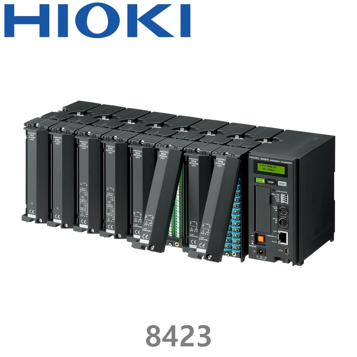 HIOKI 8423 메모리하이로거, PC 기반 15ch~600ch 데이터 수집기
