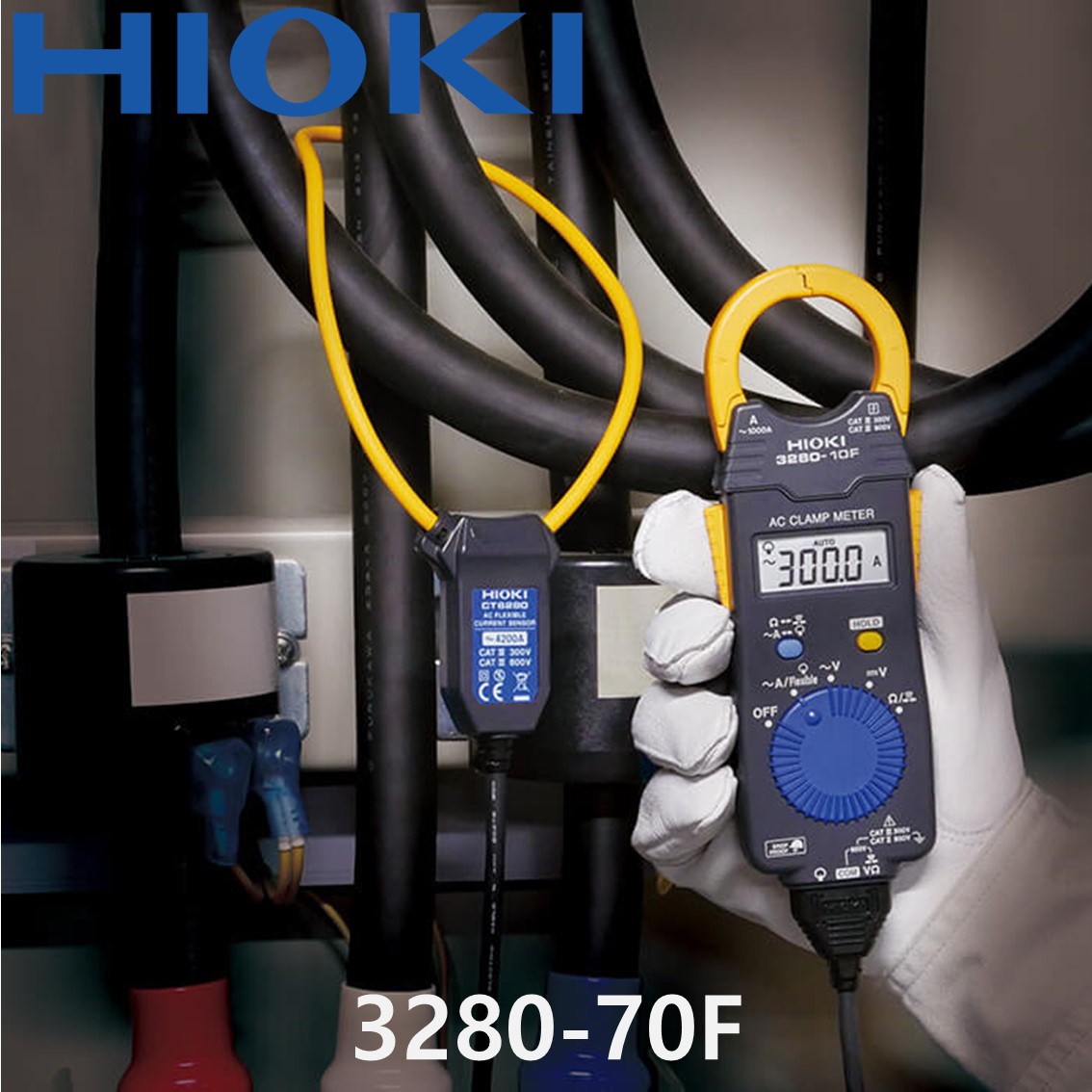 HIOKI 3280-70F 1000A, AC 클램프 미터, 3280-10F+CT6280 세트