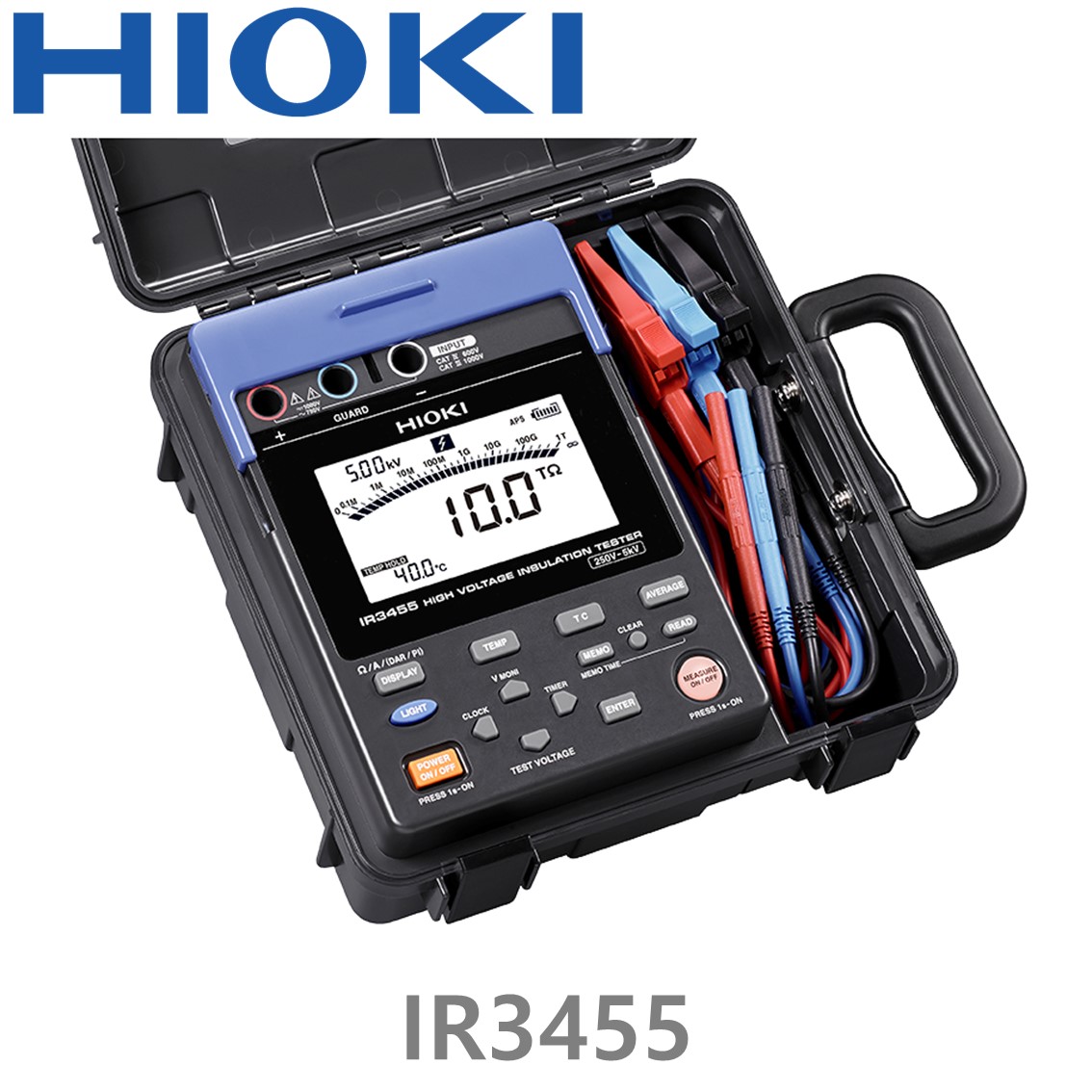 HIOKI IR3455 250V ~ 5kV / 10Tohm 고전압 절연저항계