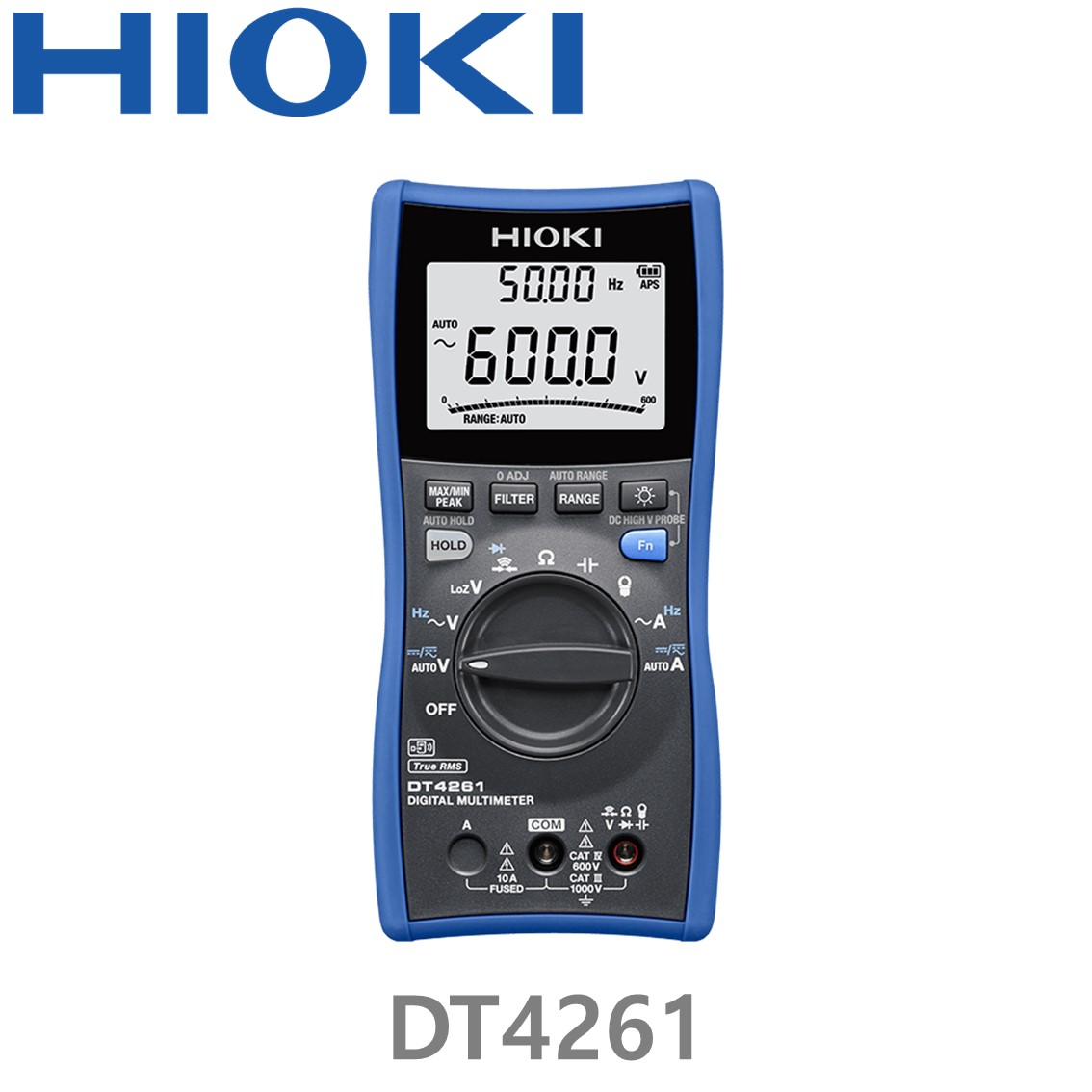 HIOKI DT4261 6000 Count, 디지털 멀티미터, 전압전용