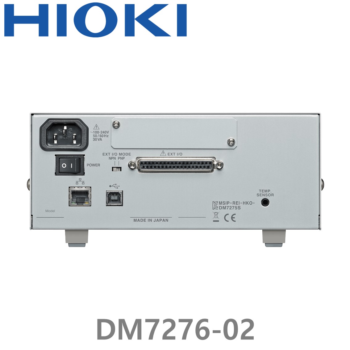 HIOKI DM7276-02 7-1/2디지트, 고정밀 디지털 멀티미터, 직류전압계, GPIB