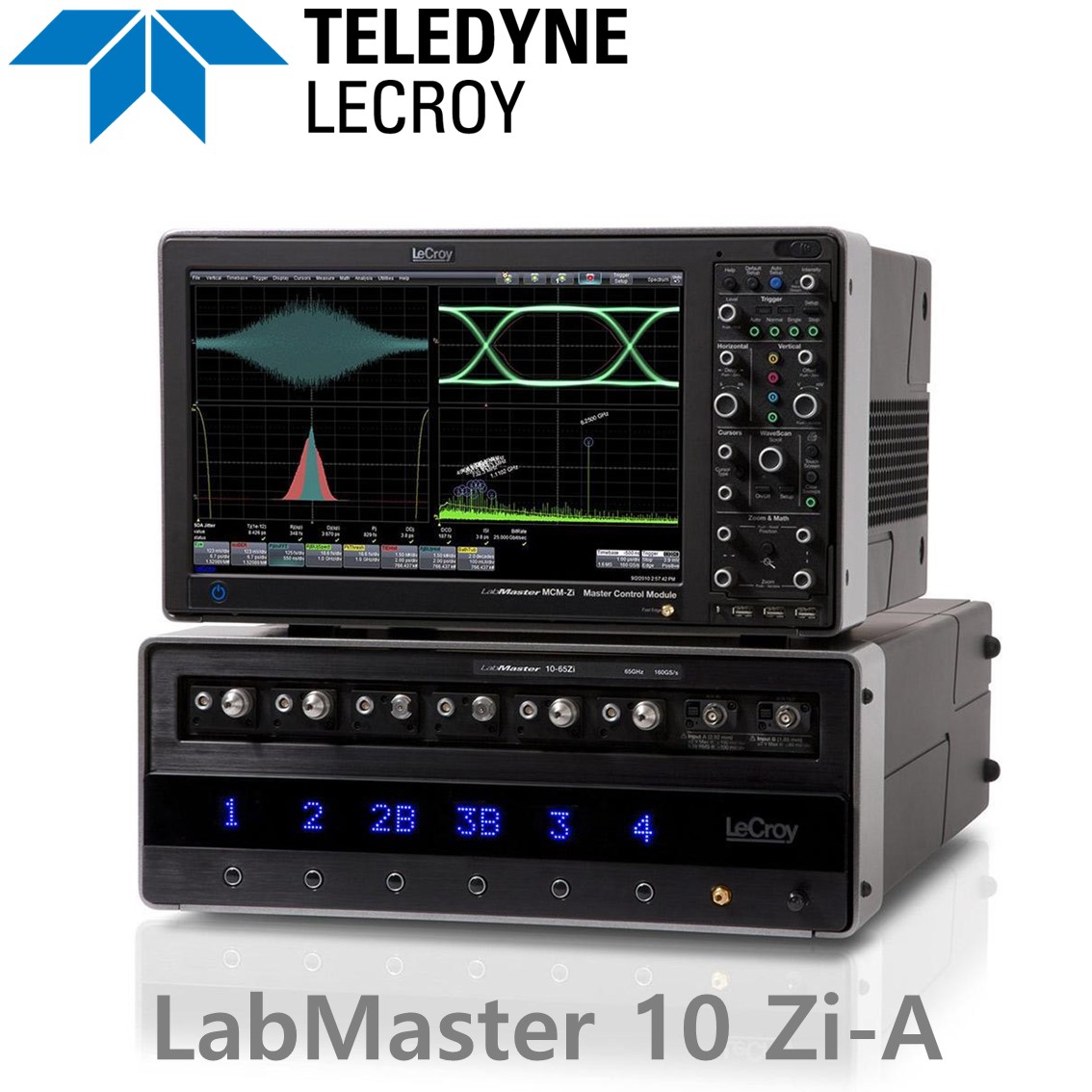LECROY LabMaster 10 Zi-A 오실로스코프, 4CH~80CH, 20GHz-65GHz 대역폭, 8Bit 분해능, 160GS/s 샘플링