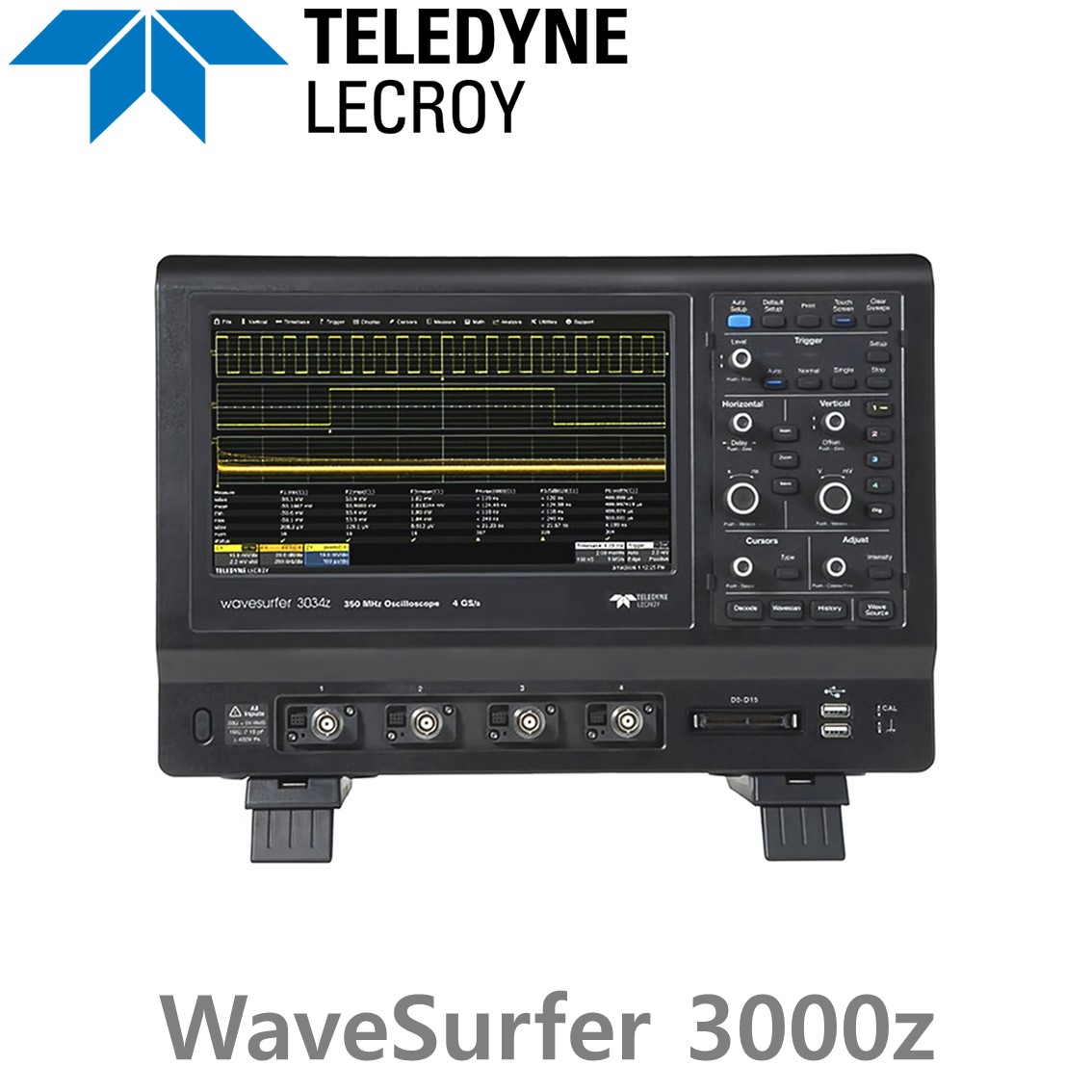 LECROY WaveSurfer 3000z 오실로스코프, 4CH, 100MHz - 1GHz 대역폭, 8Bit 분해능, 20Mpts