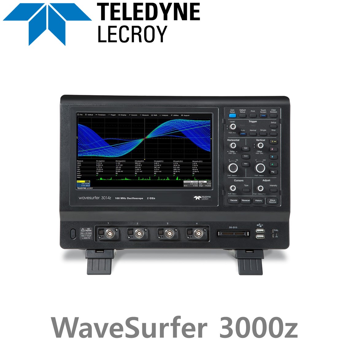 LECROY WaveSurfer 3000z 오실로스코프, 4CH, 100MHz - 1GHz 대역폭, 8Bit 분해능, 20Mpts