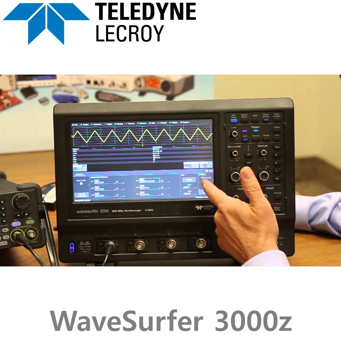 LECROY WaveSurfer 3000z 오실로스코프, 4CH, 100MHz - 1GHz 대역폭, 8Bit 분해능, 20Mpts