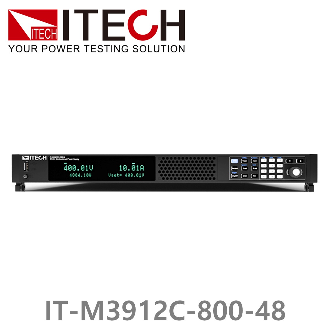 ITECH IT-M3912B-800-48 양방향DC파워서플라이 800V, +-48A, +-12kW 회생전력시스템