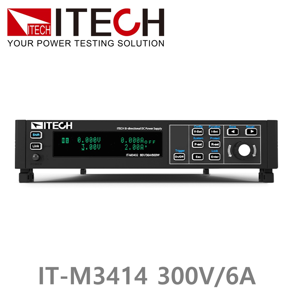 ITECH IT-M3414 양방향 DC파워서플라이 300V, 6A, 200W DC전원공급기