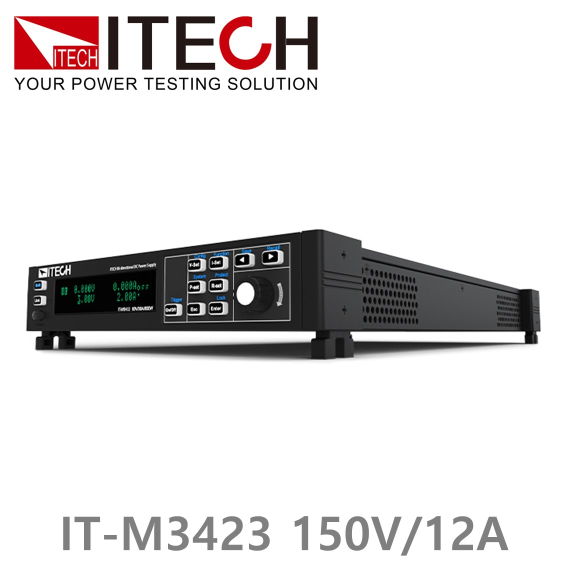 ITECH IT-M3423 양방향 DC파워서플라이 150V, 12A, 400W DC전원공급기