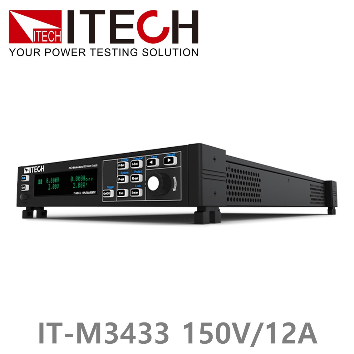 ITECH IT-M3433 양방향 DC파워서플라이 150V, 12A, 800W DC전원공급기