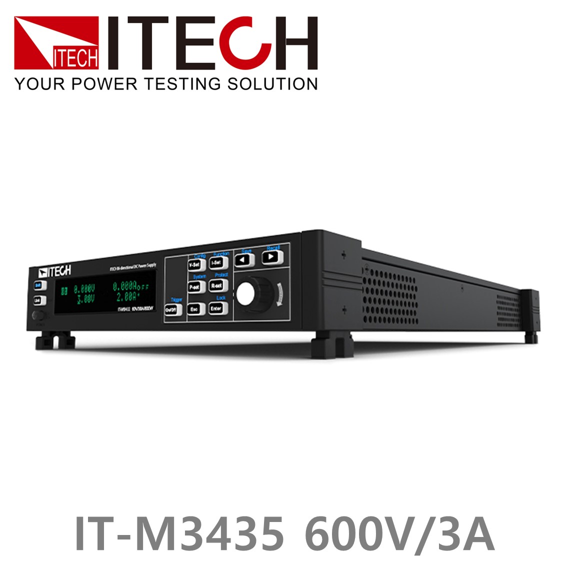 ITECH IT-M3435 양방향 DC파워서플라이 600V, 3A, 800W DC전원공급기