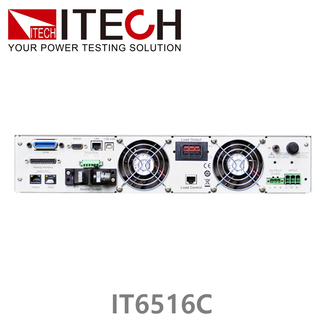 ITECH IT6516C 고전력 DC파워서플라이 750V, 15A, 1800W 2U DC전원공급기