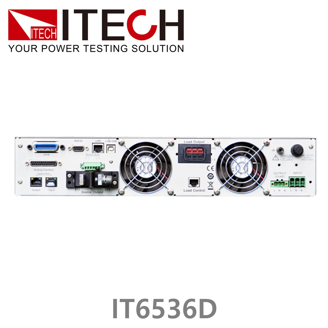 ITECH IT6536D DC파워서플라이 750V, 30A, 6000W 4U DC전원공급기