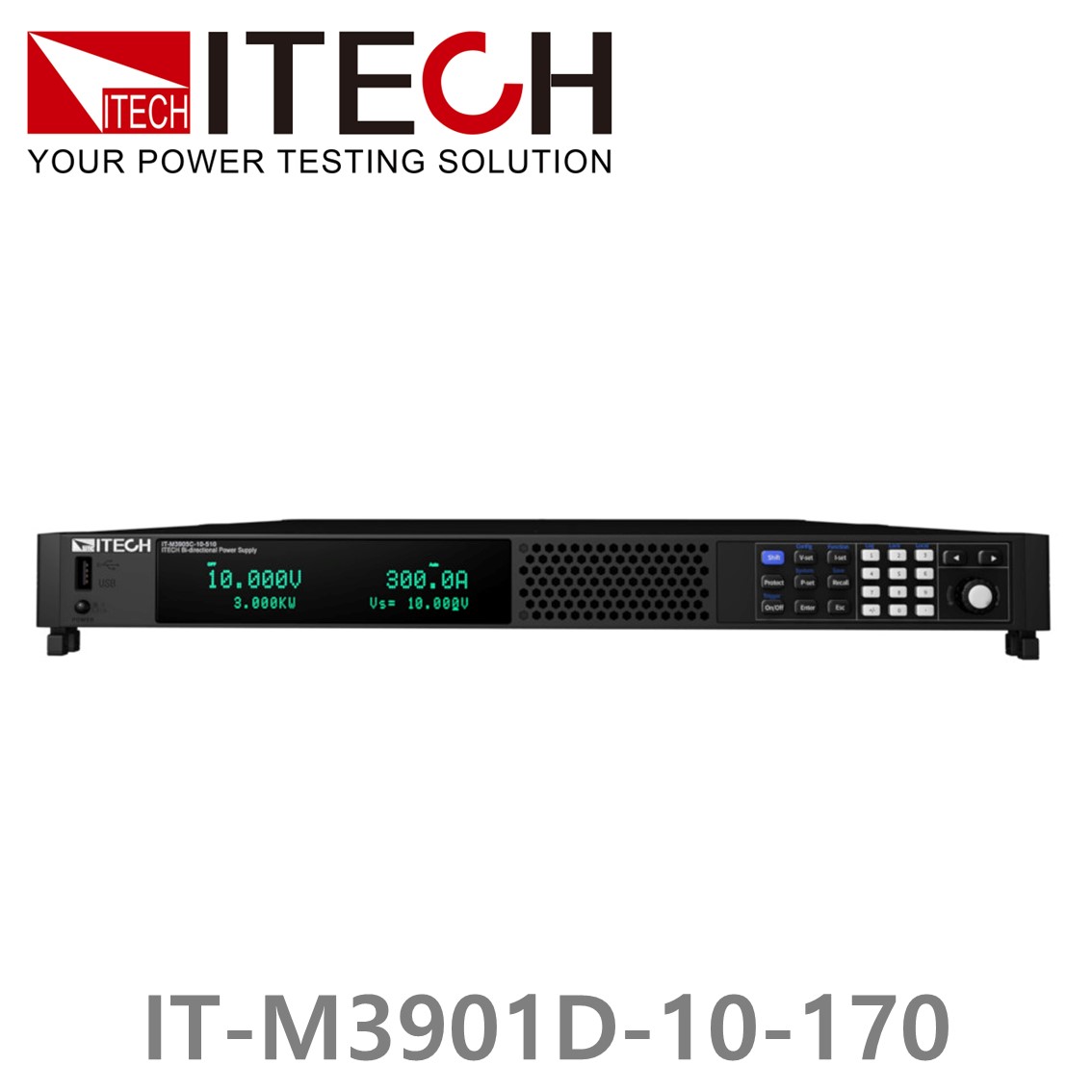 ITECH IT-M3901D-10-170 양방향 DC파워서플라이 10V, 170A, 1700W DC전원공급기