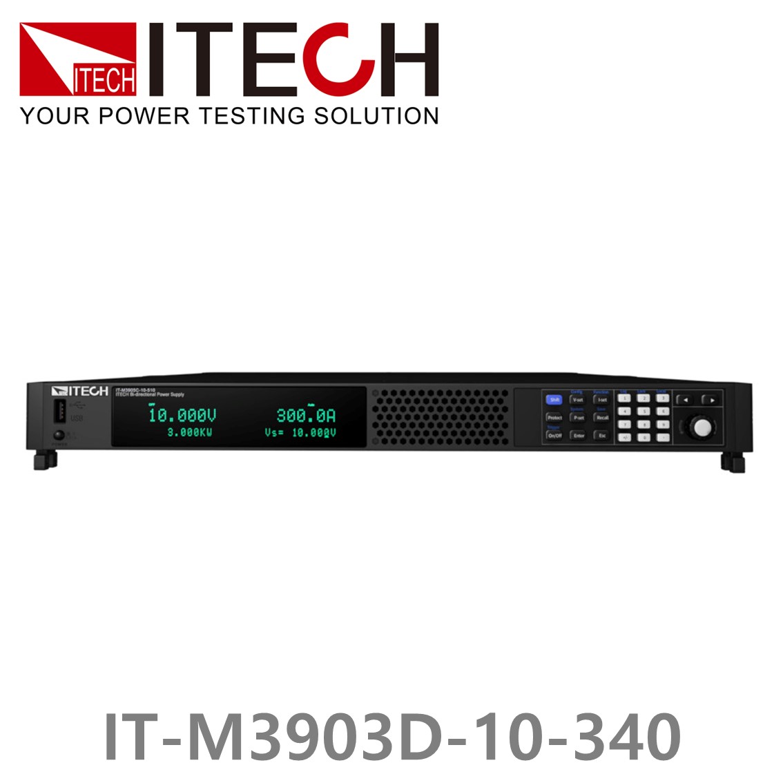 ITECH IT-M3903D-10-340 양방향 DC파워서플라이 10V, 340A, 3400W DC전원공급기