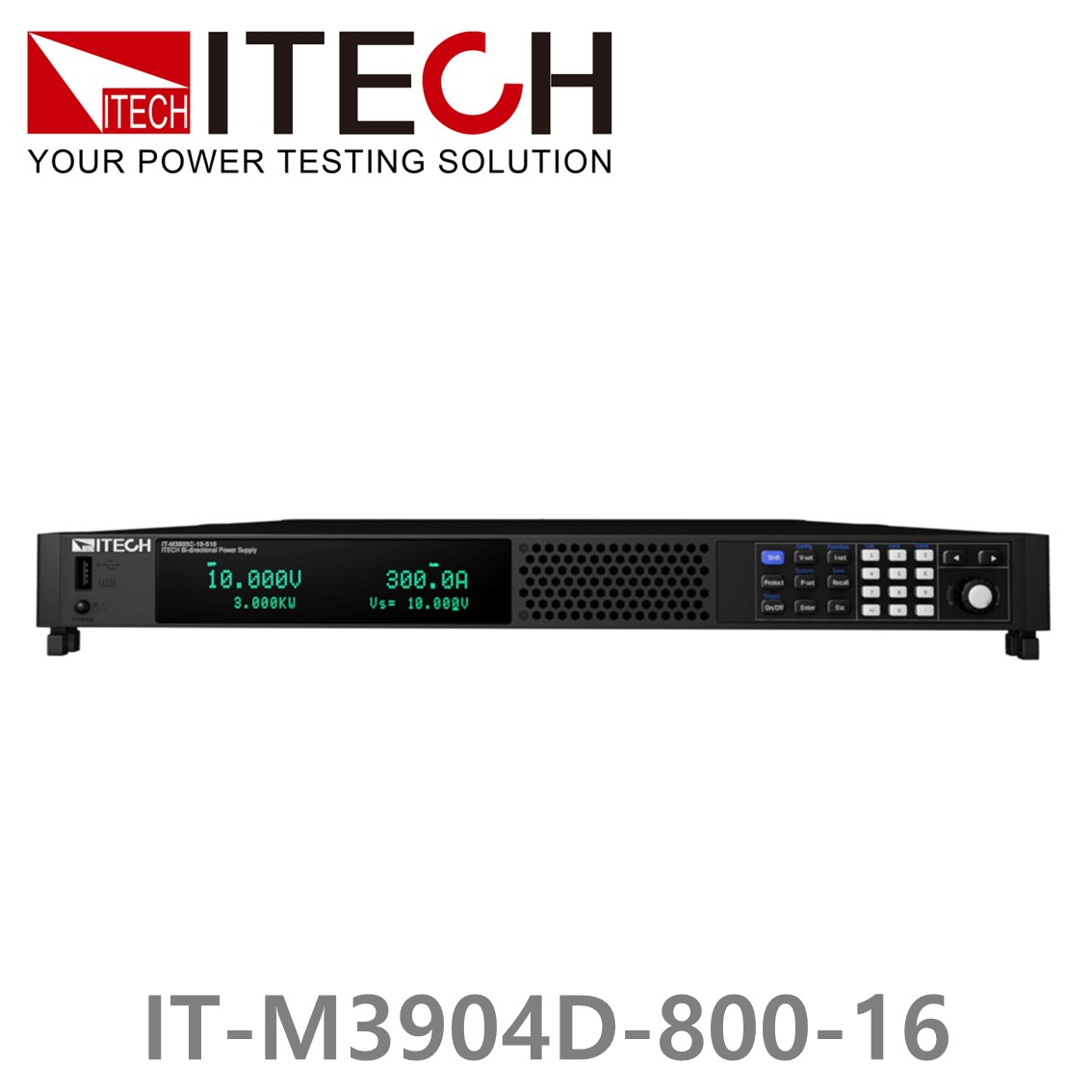 ITECH IT-M3904D-800-16 양방향 DC파워서플라이 800V, 16A, 4kW DC전원공급기