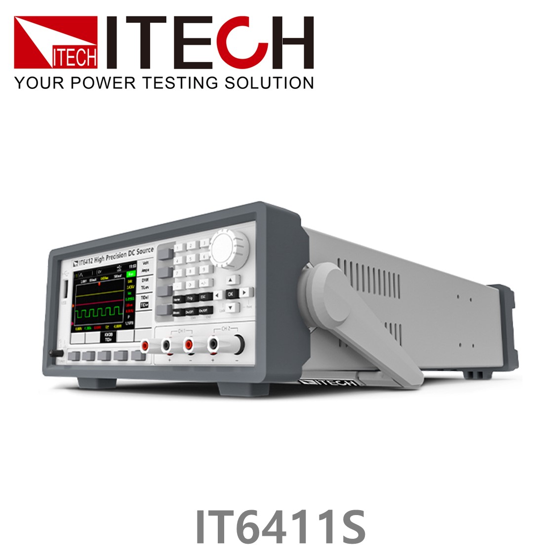 ITECH IT6411S 바이폴라 DC파워서플라이, 배터리시뮬레이터 -15V-0V,0-15V, +-0.1 A, 1.5 W
