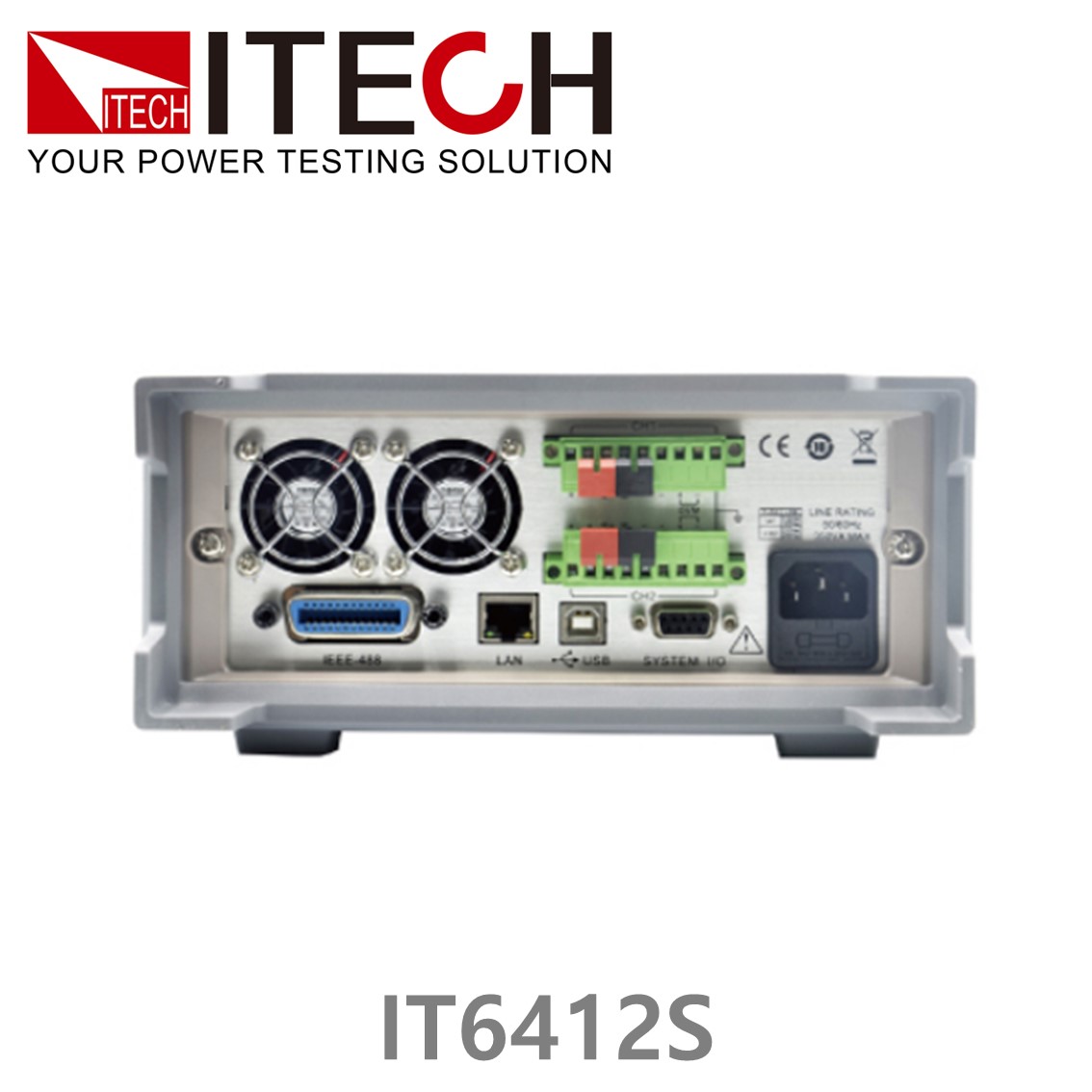 ITECH IT6412S 바이폴라 DC파워서플라이, 배터리시뮬레이터 +-15V, +-21mA, 0.63W
