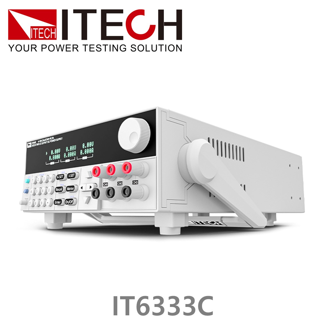 ITECH IT6333C 3채널 고성능 DC파워서플라이 60V, 3A, 180W*2CH; 5V, 3A, 15W*1CH