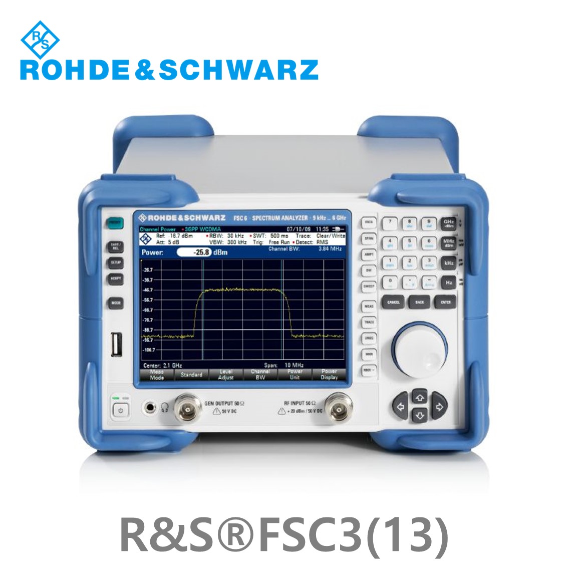 로데슈바르즈 FSC3 9kHz~3GHz/–95dB(1Hz)/–165dBm/+15dBm, tracking generator, 스펙트럼 아날라이저