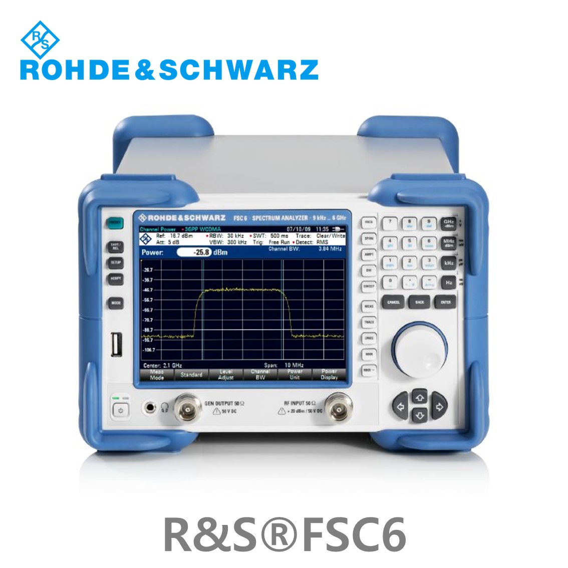 로데슈바르즈 FSC6 9kHz~6GHz/–95dB(1Hz)/–165dBm/+15dBm 스펙트럼 분석기