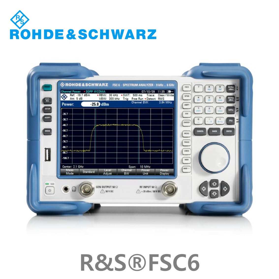 로데슈바르즈 FSC6 9kHz~6GHz/–95dB(1Hz)/–165dBm/+15dBm 스펙트럼 분석기