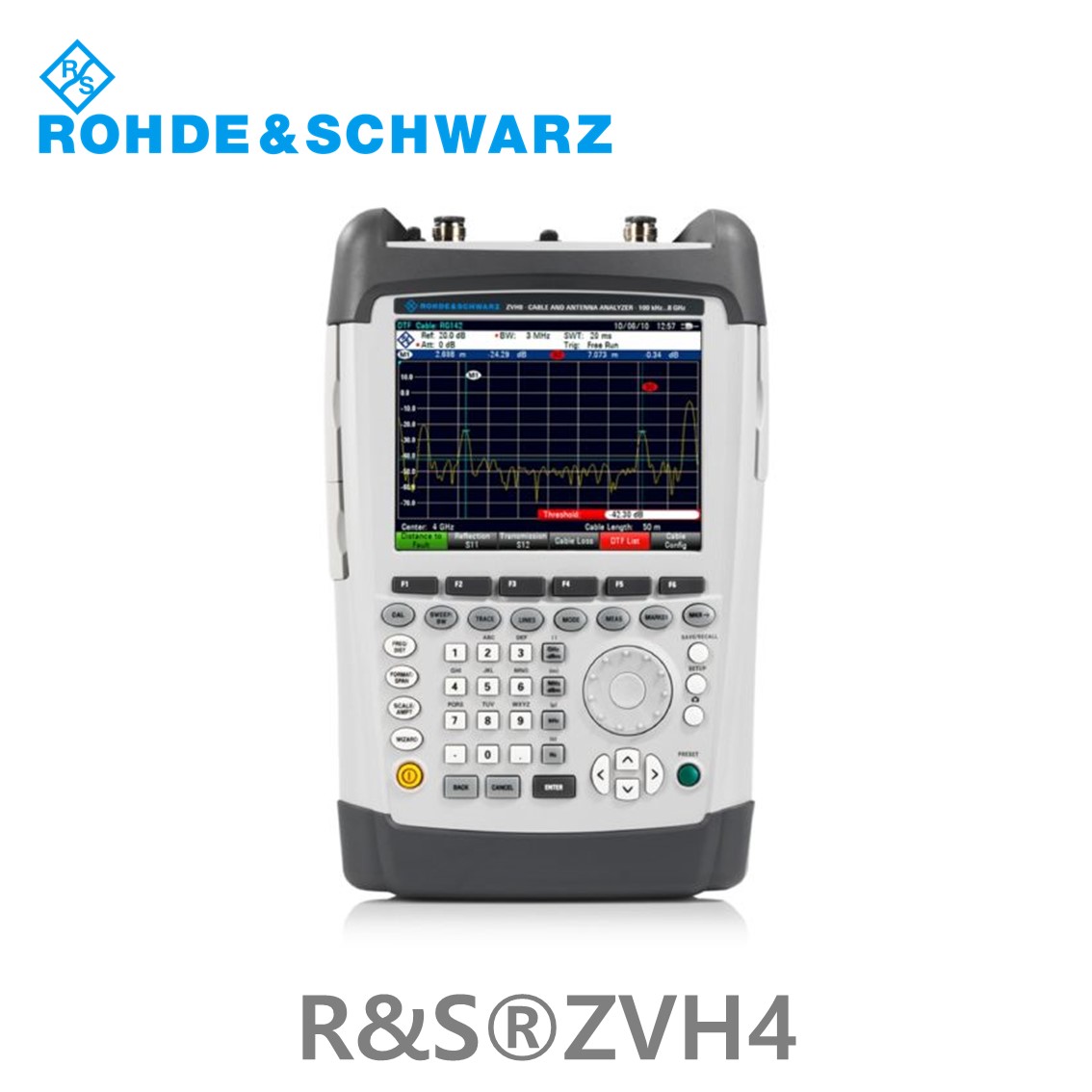 로데슈바르즈 ZVH4 휴대용 케이블분석기, 안테나분석기 2.0포트, N타입 커넥터