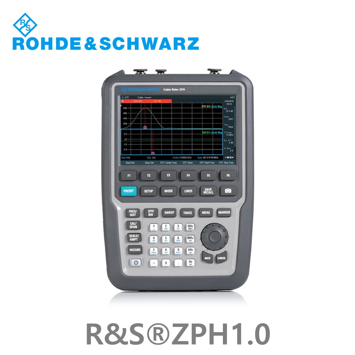 로데슈바르즈 ZPH1.0 Cable Rider 케이블분석, 안테나측정, 스펙트럼분석기 1.0,N