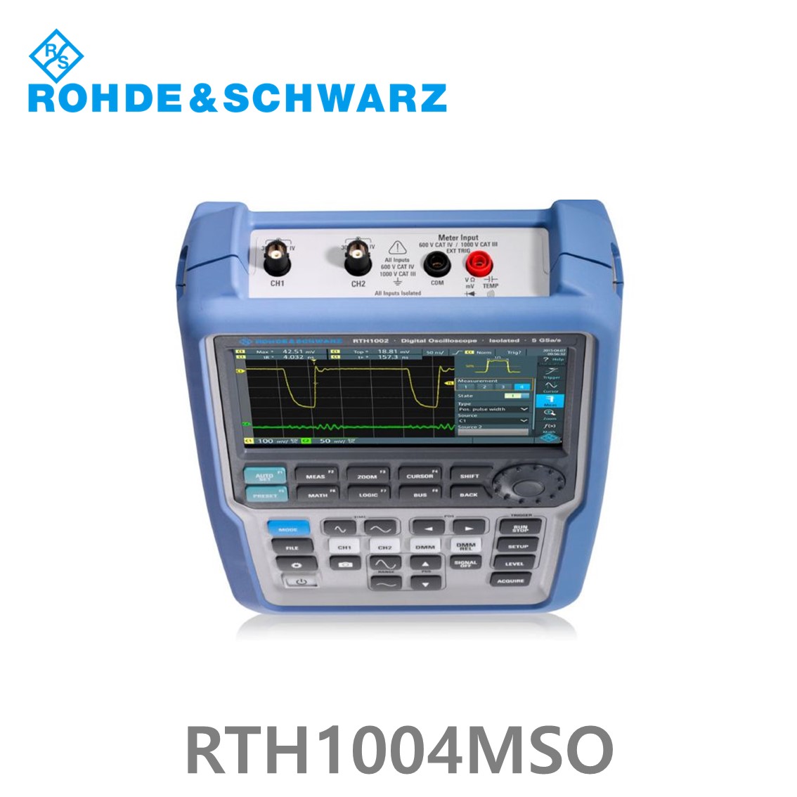 로데슈바르즈 RTH1004MSO 오실로스코프 4채널 60MHz/ 5Gs/ 500kpts/ MSO옵션 8CH