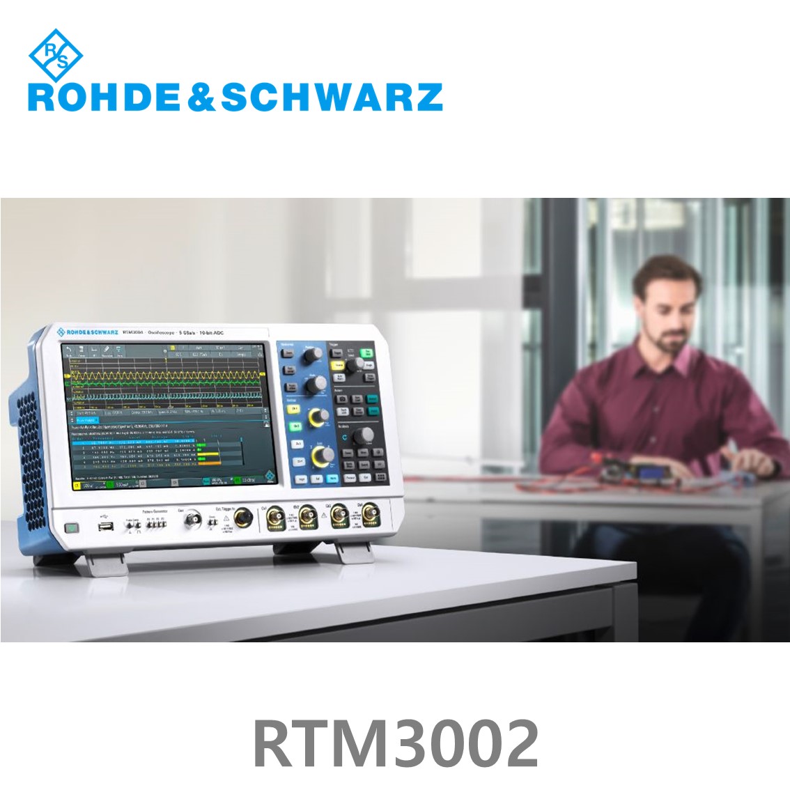로데슈바르즈 RTM3002 오실로스코프 2채널 100MHz/ 5Gs/ 80 Mpts/ 디지털16채널