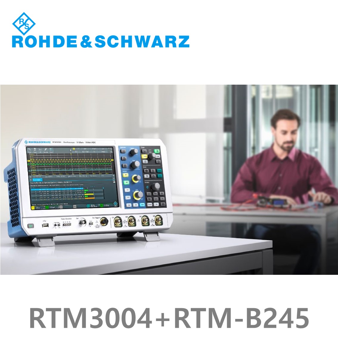 로데슈바르즈 RTM3004+RTM-B245 오실로스코프 4채널 500MHz/ 5Gs/ 80Mpts/ 디지털16채널