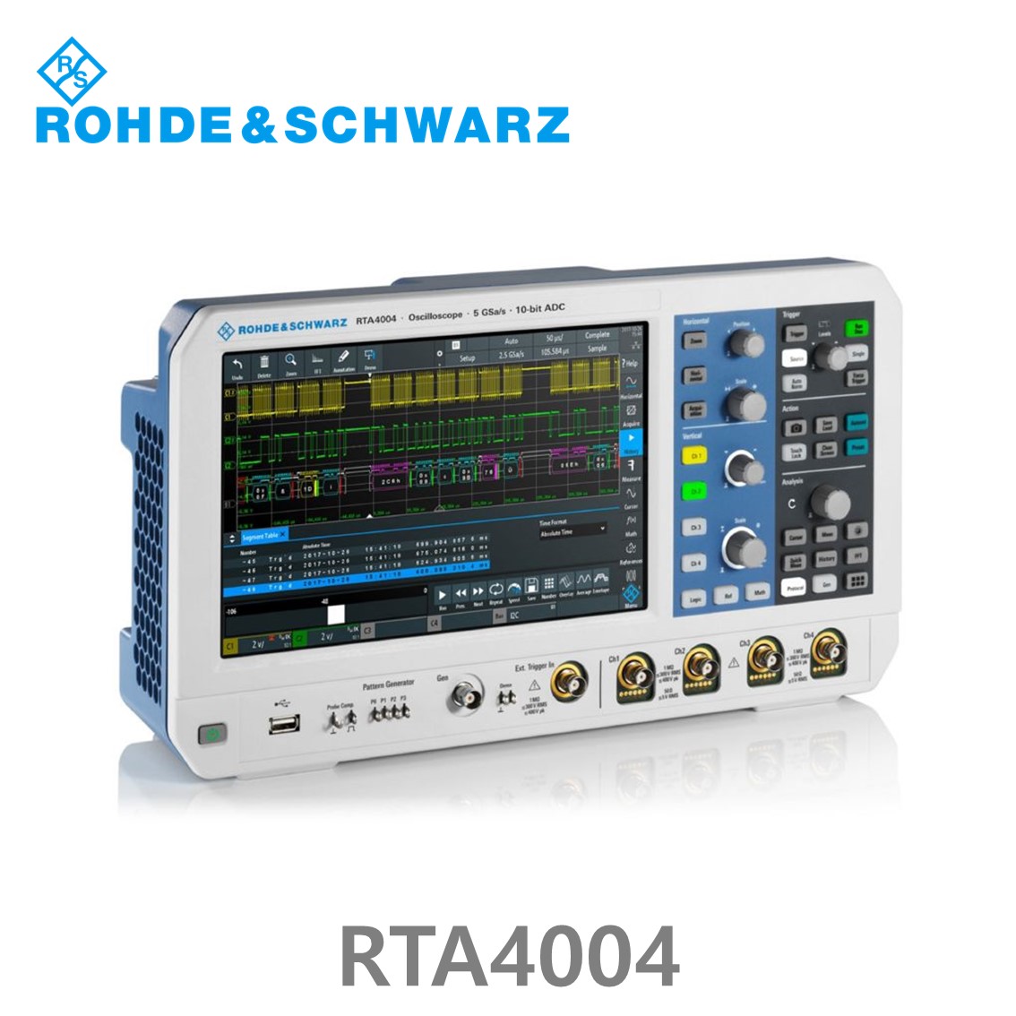 로데슈바르즈 RTA4004 오실로스코프 4채널 200MHz/ 5Gs/ 200Mpts/ 디지털16채널