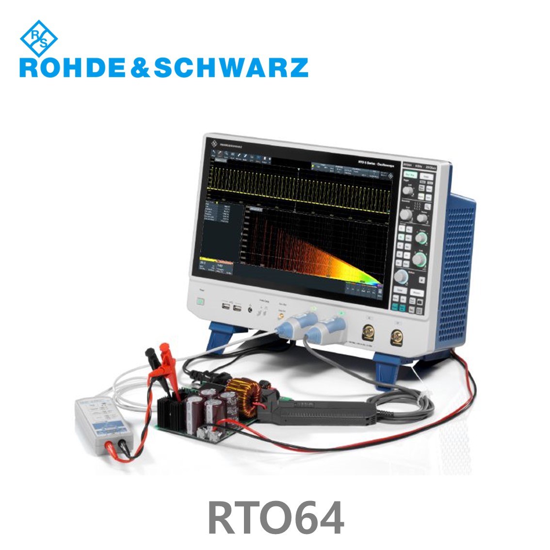 로데슈바르즈 RTO64 오실로스코프 4채널 600MHz~6GHzm / 20G/s, 2Gpts 디지털16채널