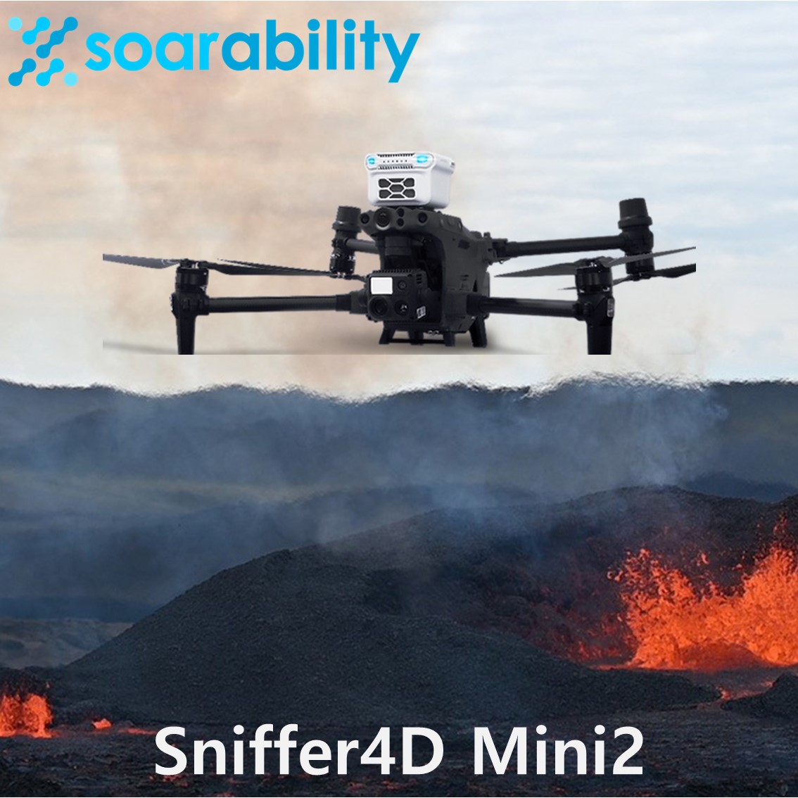 [ Soarability ] Sniffer4D Mini2 미세먼지 3차원 추적,악취, 미세먼지드론 스니퍼4D, 드론별도