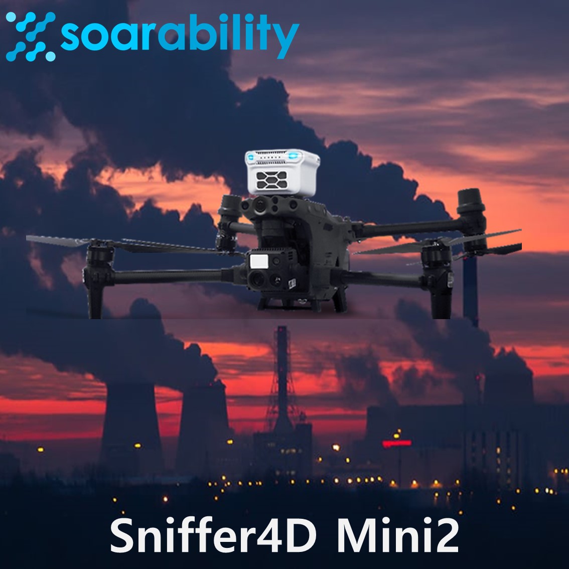 [ Soarability ] Sniffer4D Mini2 미세먼지 3차원 추적,악취, 미세먼지드론 스니퍼4D, 드론별도