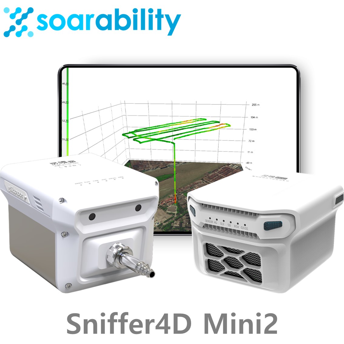 [ Soarability ] Sniffer4D Mini2 미세먼지 3차원 추적,악취, 미세먼지드론 스니퍼4D, 드론별도