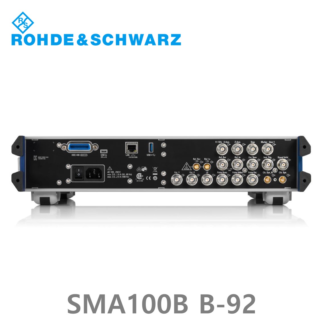 로데슈바르즈 SMA100B, SMAB-B92, 8 kHz~ 72GHz, –132 dBc, 30 dBm, 마이크로웨이브 신호발생기