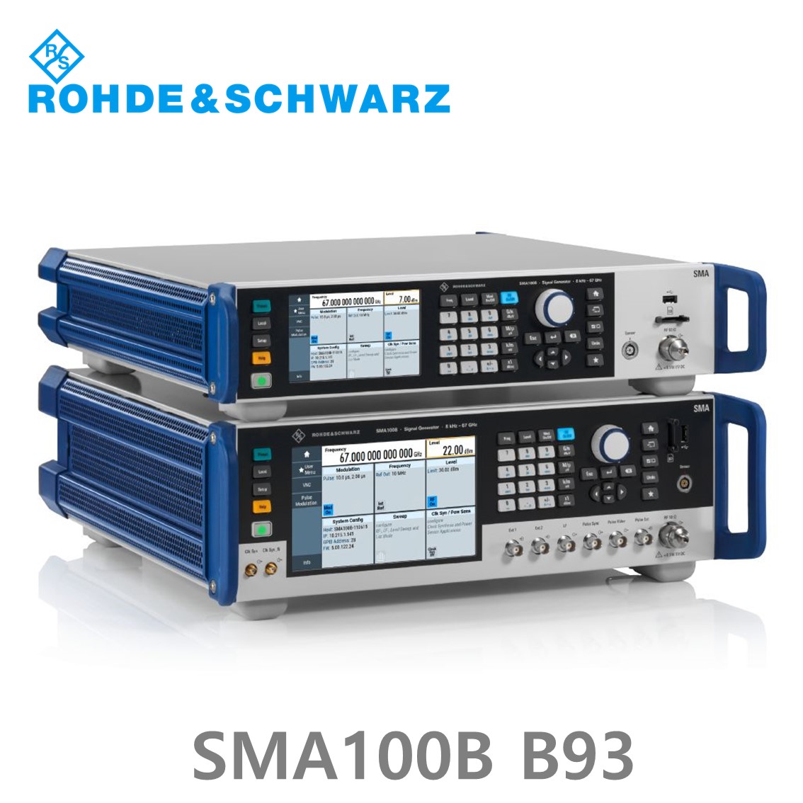 로데슈바르즈 SMA100B SMAB-B93 8kHz~72GHz/–132 dBc, 30 dBm, 마이크로웨이브 신호발생기
