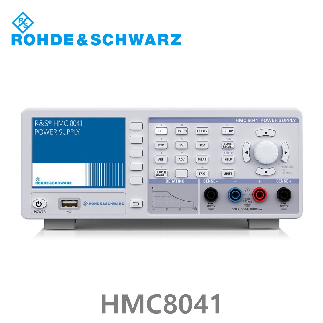 로데슈바르즈 HMC8041 1채널/100W/0V~32V/10A DC파워서플라이 (3593.1006.02)