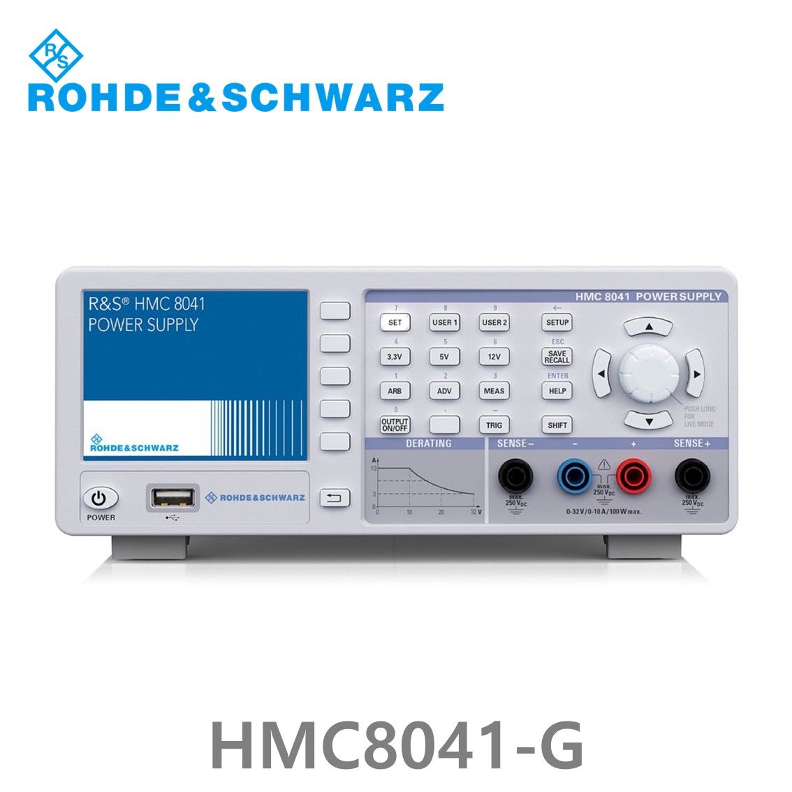 로데슈바르즈 HMC8041-G 1채널/100W/0V~32V/10A DC파워서플라이 (3593.1012.02)
