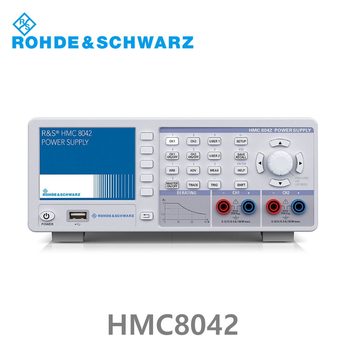 로데슈바르즈 HMC8042 2채널/100W/0V~32V/5A DC파워서플라이 (3593.1029.02)