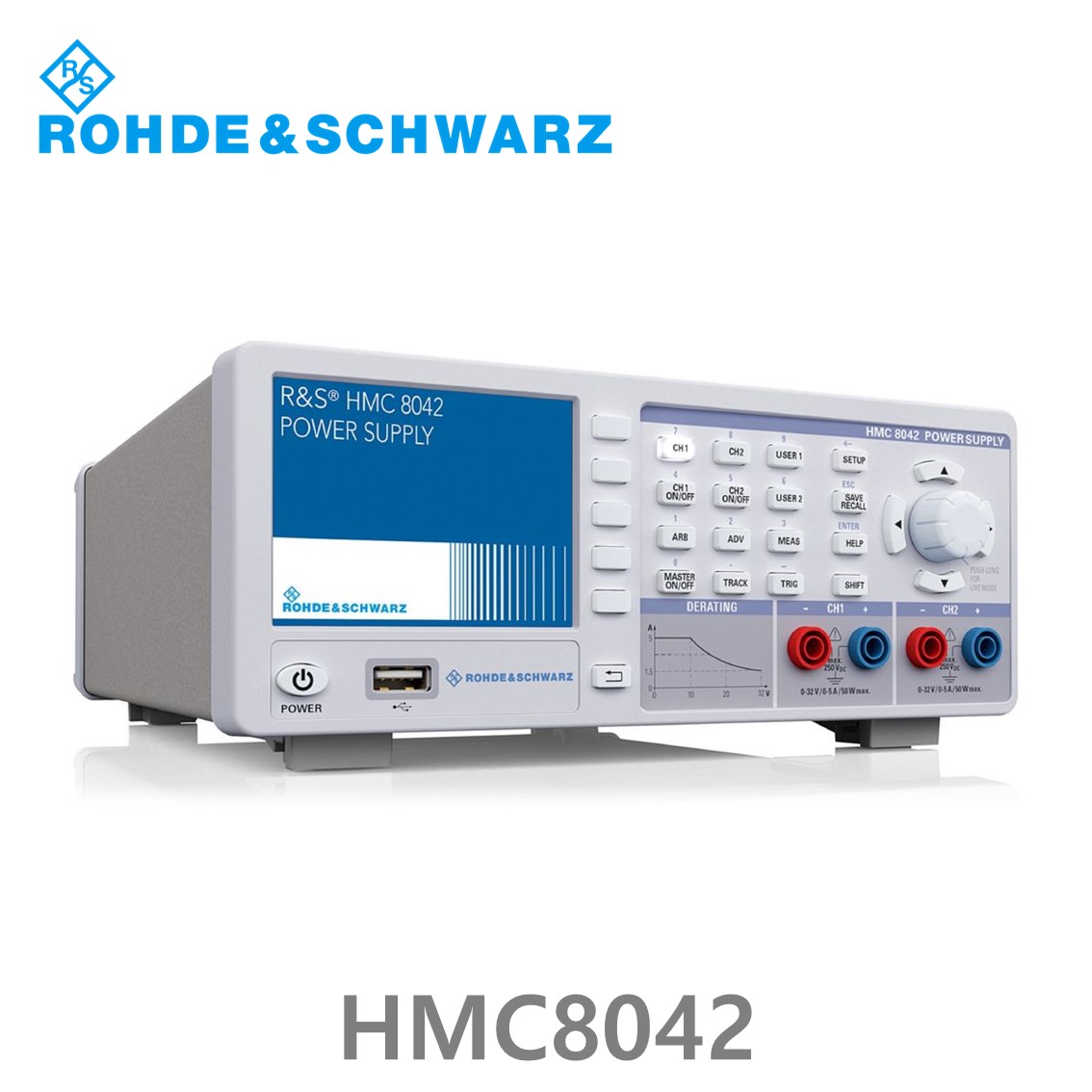 로데슈바르즈 HMC8042 2채널/100W/0V~32V/5A DC파워서플라이 (3593.1029.02)