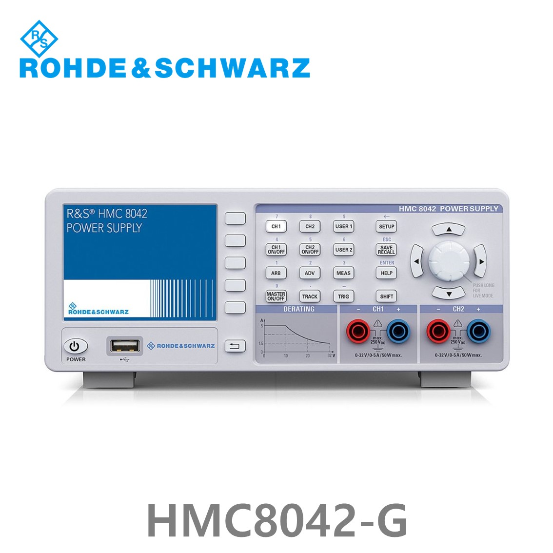 로데슈바르즈 HMC8042-G 2채널/100W/0V~32V/5A DC파워서플라이 (3593.1035.02)