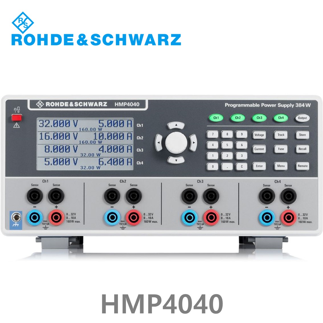 로데슈바르즈 HMP4040 4채널/384W/0V~32V, 10A DC파워서플라이, DC전원공급기 (3629.6776.04)